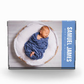 Welcome Baby Blue Fotoblock (Vorderseite)