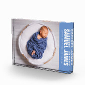 Welcome Baby Blue Fotoblock (Rechts)