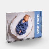 Welcome Baby Blue Fotoblock (Links)