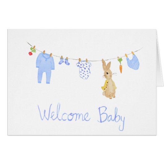 welcome baby boy BETTER (Vorderseite (Horizontal))