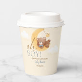 Welcome Baby Boy! Teddy Bear Party Pappbecher (Vorderseite)