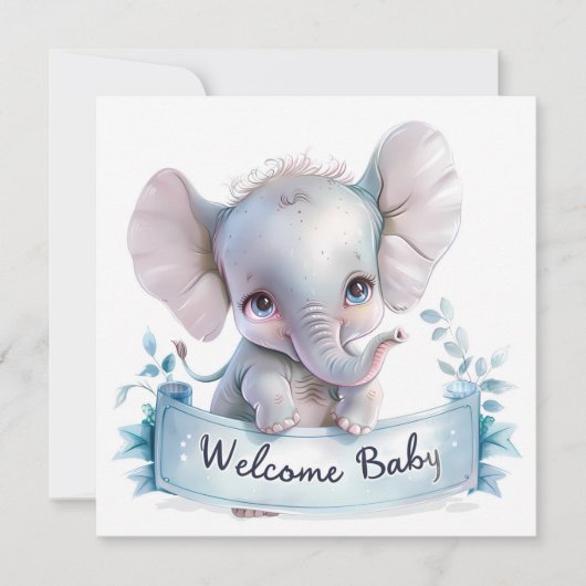 Welcome Baby Card (Vorderseite)