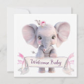 Welcome Baby Card (Vorderseite)