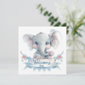 Welcome Baby Card (Stehend Vorderseite)