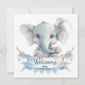 Welcome Baby Card (Vorderseite)