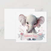 Welcome Baby Card (Vorne/Hinten)