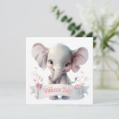 Welcome Baby Card (Stehend Vorderseite)