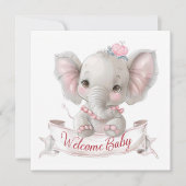 Welcome Baby Card (Vorderseite)