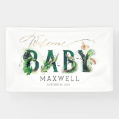 Welcome Baby Dusche Banner (Horizontal)