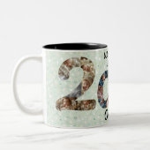 Welcome Baby Foto Collage Tasse - Individuelle Nam (Links)