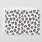 Welcome Baby Girl Foto Geburtserklärung Einladung (Rückseite)