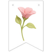 Welcome Baby Girl Kitten Wimpelkette (Zweite Fahne)