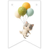 Welcome Baby Girl Kitten Wimpelkette (Erste Fahne)