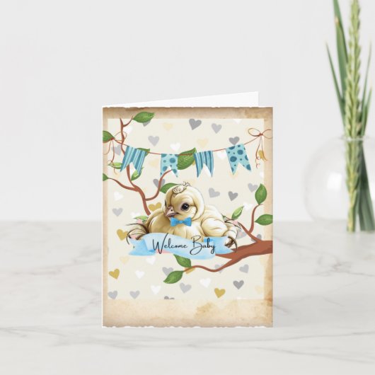 Welcome Baby Karte (Vorderseite)