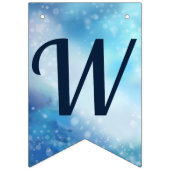 Welcome Baby Narwhal Duschbanner Wimpelkette (Dritte Fahne)