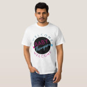 Welcome Baby| Pink & Blue Team Wheels T-Shirt (Vorne ganz)