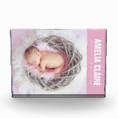 Welcome Baby Pink Fotoblock (Vorderseite)