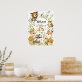 Welcome Baby Shower Baby Animes Poster (Küche)