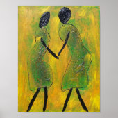 Welcome Back - African Art Print Poster (Vorne)