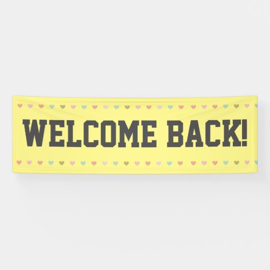 Welcome Back - Banner (Horizontal)