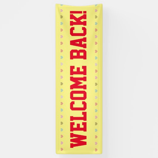 Welcome Back - Banner (Vertikal)