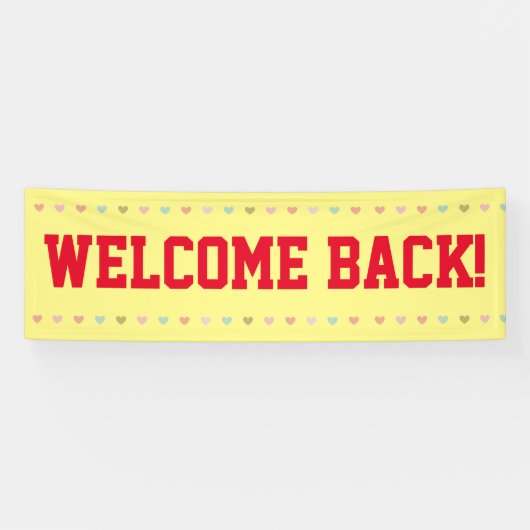 Welcome Back - Banner (Horizontal)