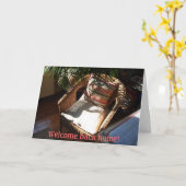 Welcome Back Card Karte (Gelbe Blume)