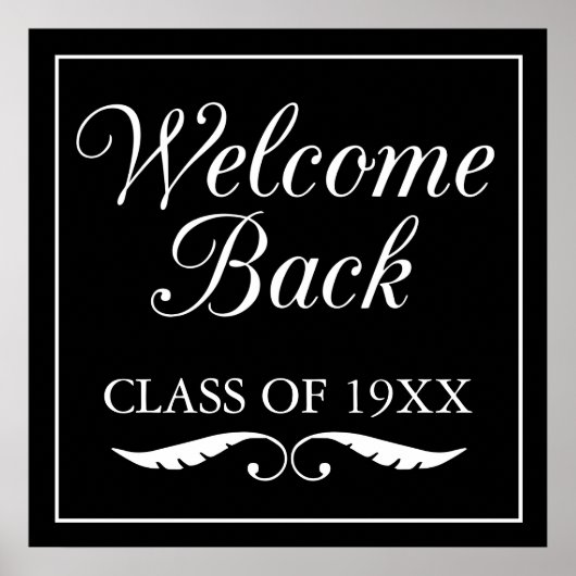 Welcome Back Class Poster (Vorne)
