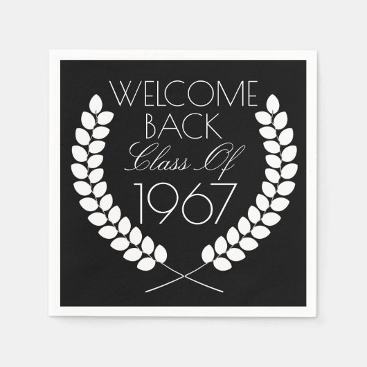 Welcome Back Class Serviette (Vorderseite)