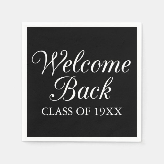 Welcome Back Class Serviette (Vorderseite)