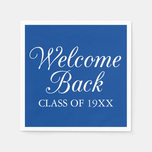 Welcome Back Class Serviette (Vorderseite)
