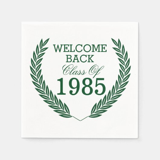 Welcome Back Class Serviette (Vorderseite)