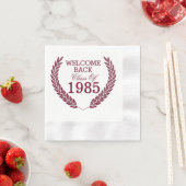 Welcome Back Class Serviette (Beispiel)