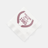 Welcome Back Class Serviette (Ecke)