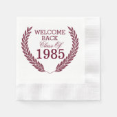 Welcome Back Class Serviette (Vorderseite)