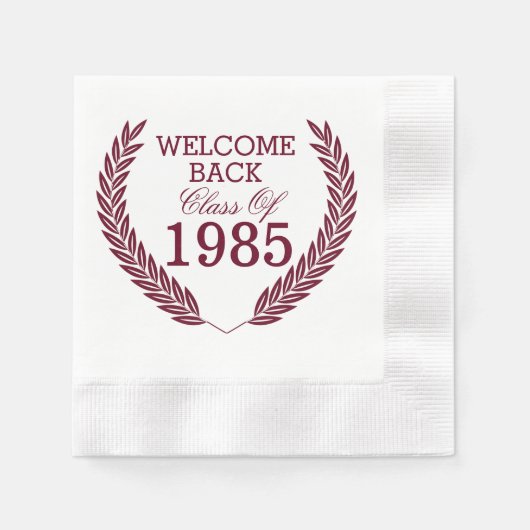 Welcome Back Class Serviette (Vorderseite)