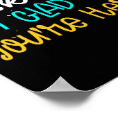 Welcome Back I'm Glad You're Here Back To School Poster (Ecke)