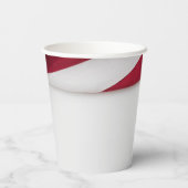 Welcome Back Military Hero USA Flag Party Pappbecher (Rückseite)