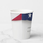 Welcome Back Military Hero USA Flag Party Pappbecher (Rechts)