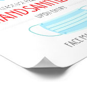 Welcome Back! Please Use Hand Sanitizer Upon Entry Poster (Ecke)