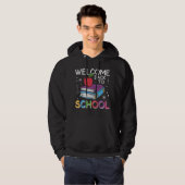Welcome Back School First Grade Lehrer Kinder Crew Hoodie (Vorne ganz)