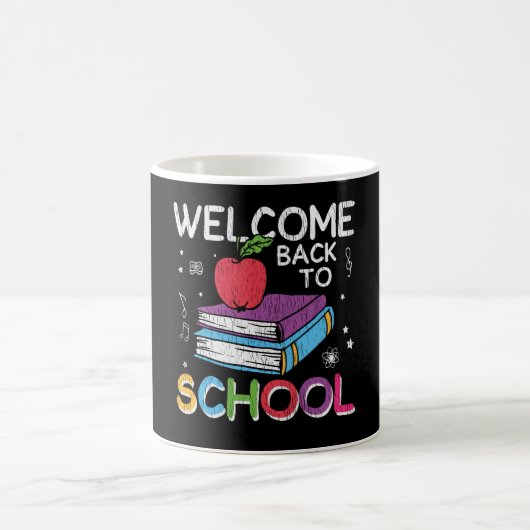 Welcome Back School First Grade Lehrer Kinder Crew Kaffeetasse (Mittel)