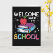 Welcome Back School First Grade Lehrer Kinder Crew Karte (Gelbe Blume)