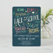 Welcome Back School Picnic Einladung (Stehend Vorderseite)