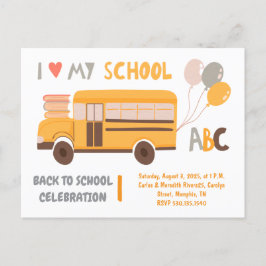 Welcome Back School Picnic Feiertagspostkarte