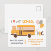 Welcome Back School Picnic Feiertagspostkarte (Vorne/Hinten)