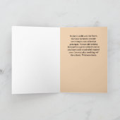 Welcome Back School Principal Card Dankeskarte (Innenseite)