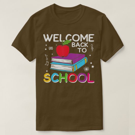 Welcome Back To 1st Day of School  Student Teacher T-Shirt (Design vorne)