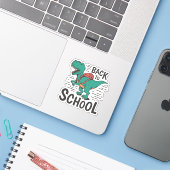 Welcome Back to School 2022 Aufkleber (Laptop mit iPhone)