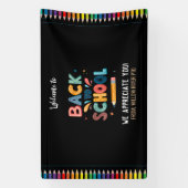 Welcome Back to School – Bright & Fun Classroom Banner (Vertikal)